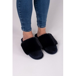 Overview image: Pretty You London slofjes Danni blauw