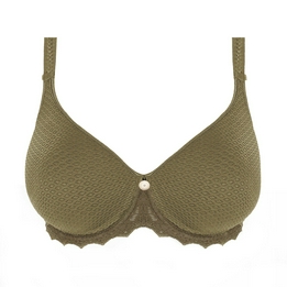 Overview second image: Empreinte bh Cassiopee kaki moulded