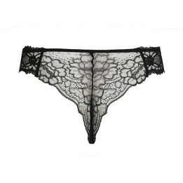 Overview second image: Lise Charmel string Sublime en dentelle zwart