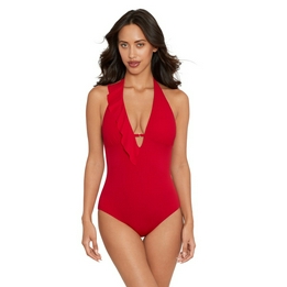 Overview image: Amoressa badpak flamenco marie rood