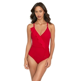Overview image: Amoressa badpak flamenco beau rood