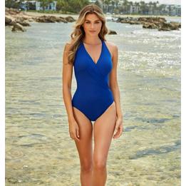 Overview image: Miraclesuit badpak rock solid Wrapsody blauw