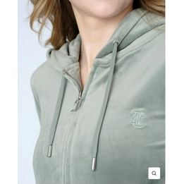 Overview second image: Juicy Couture hoodie dark moss