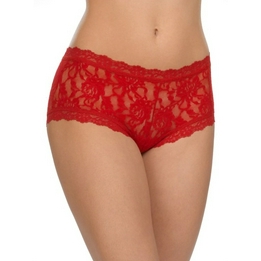 Overview second image: Hanky Panky boyshort rood