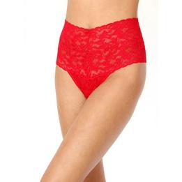 Overview second image: Hanky Panky retro thong rood