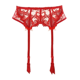 Overview second image: Lise Charmel jarretel Dressing Floral rood