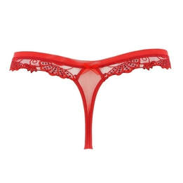 Overview second image: Lise Charmel string Dressing Floral rood