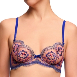 Overview image: Dita von Teese bh Evelina blauw