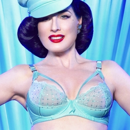 Overview image: Dita von Teese bh Madame X powder blue