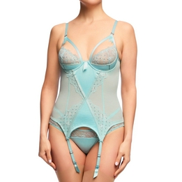 Overview image: Dita von Teese bustier Madame X powder blue