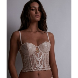 Overview image: Aubade bustier My Desire Love Affair beige