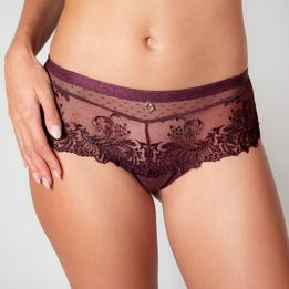 Overview second image: Aubade short femme passion wineberry