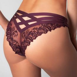 Overview image: Aubade slip femme passion wineberry